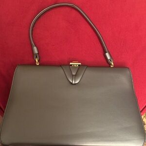 Source Unknown Elegant silver gray vintage Mini Bag